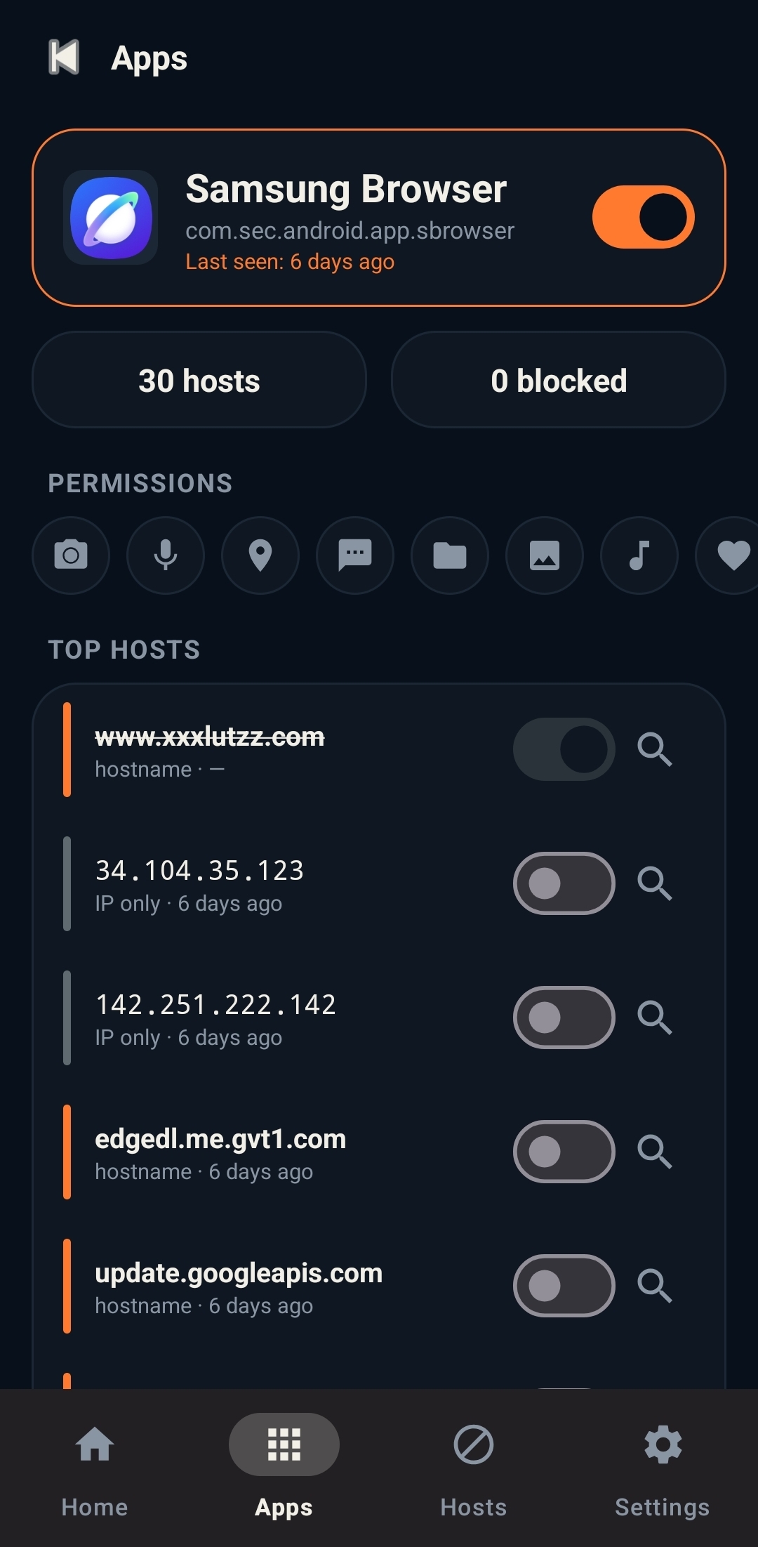 App screenshot