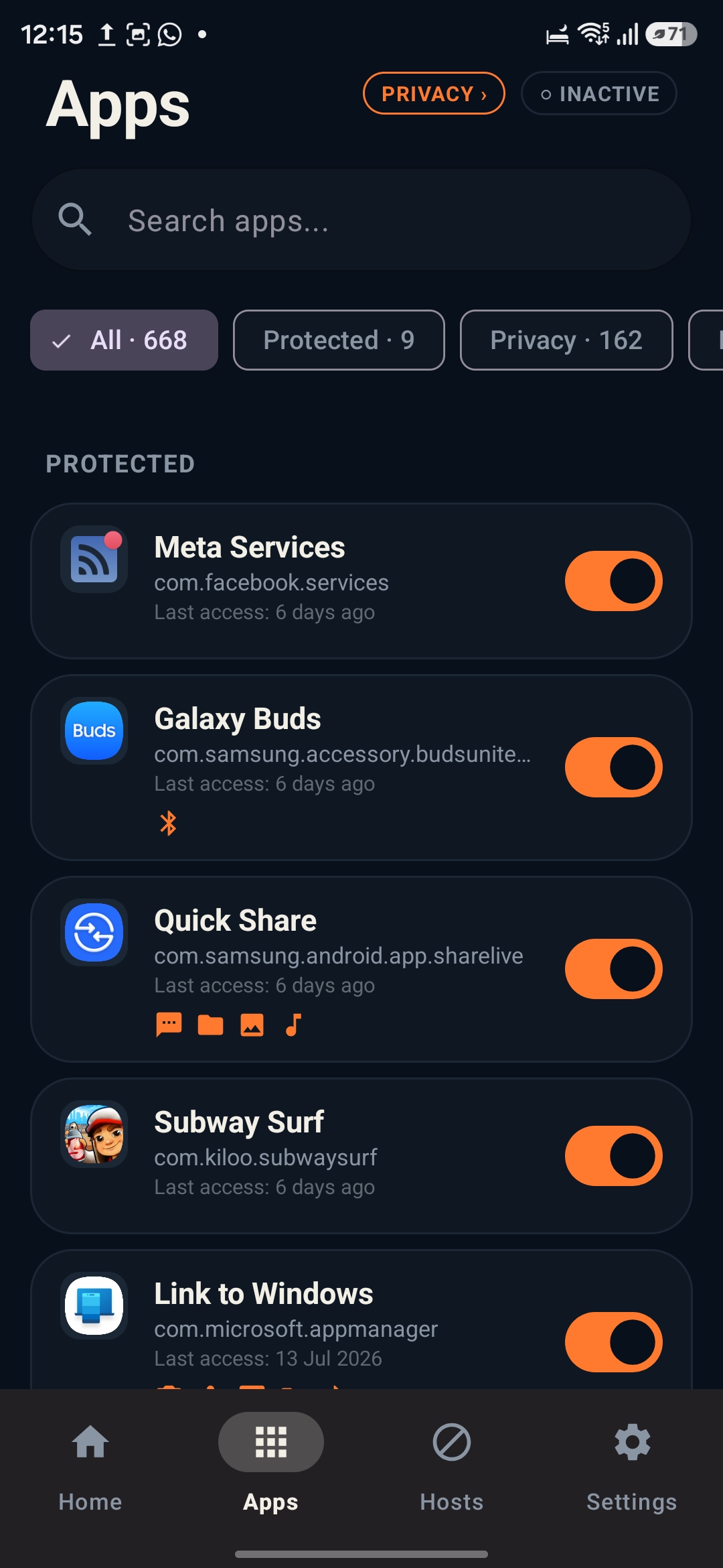 App screenshot